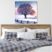 Toile Arbre D'Hiver À L'Aube (Insitu(Chambre))