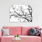 Toile Arbre d'hiver noir et blanc (Insitu(Salon))