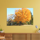 Toile Arbre d'or en automne (Insitu(Salon))