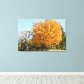 Toile Arbre d'or en automne (Insitu (Plancher de Bois))
