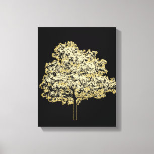 Toile Arbre d'or Nature Art d'origine