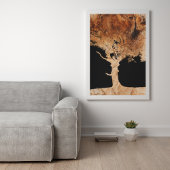 Toile Arbre en bois
