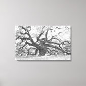 Toile Arbre en chêne d'ange (Recto)