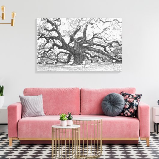 Toile Arbre en chêne d'ange (Insitu(Salon))