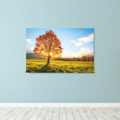 Toile Arbre en feu (Insitu (Plancher de Bois))