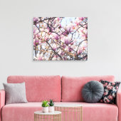 Toile Arbre en fleurs de Magnolia (Insitu(Salon))