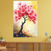 Toile Arbre en floraison (Insitu(Salon))