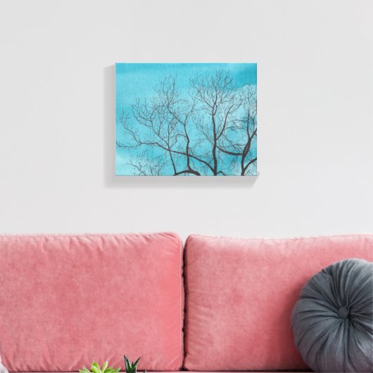Toile Arbre en hiver (Insitu(Salon))