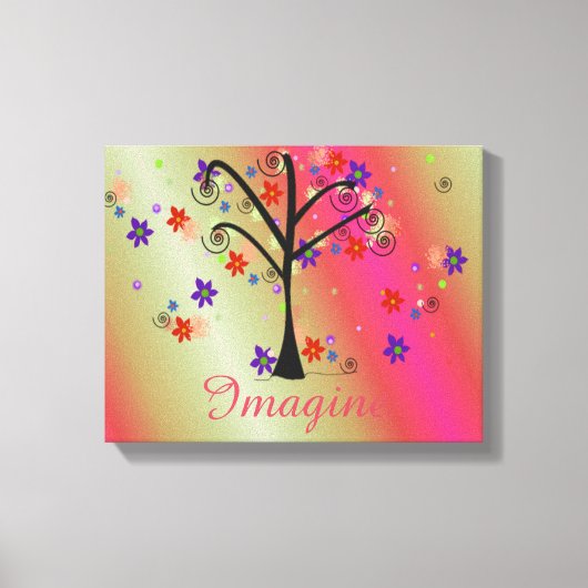 Toile Arbre Fantaisiste (Recto)