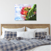 Toile Arbre Fleurissant Mimosa Rose (Insitu(Chambre))