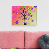 Toile Arbre Floral Fantaisiste (Insitu(Salon))