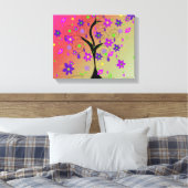 Toile Arbre Floral Fantaisiste (Insitu(Chambre))