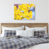 Toile Arbre Ginkgo Feuille jaune (Insitu(Chambre))