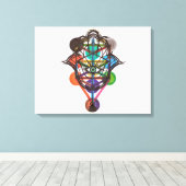 Toile Arbre Kabbaliste de vie (Insitu (Plancher de Bois))