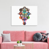 Toile Arbre Kabbaliste de vie (Insitu(Salon))