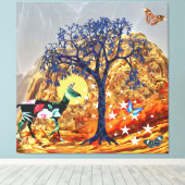 Toile Arbre Magique (Insitu (Plancher de Bois))