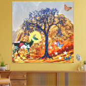 Toile Arbre Magique (Insitu(Salon))