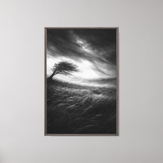 Toile Arbre Murmure de la Tempête (Recto)