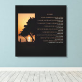 Toile Arbre & Océan Sunset Faites-Le De Toute Façon (Insitu (Plancher de Bois))