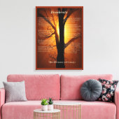 Toile Arbre orange (Insitu(Salon))