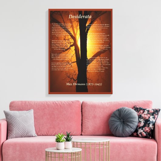 Toile Arbre orange (Insitu(Salon))