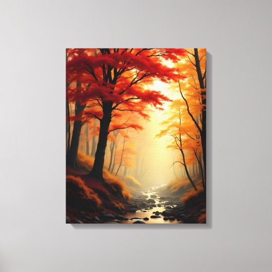 Toile Arbre rouge (Recto)