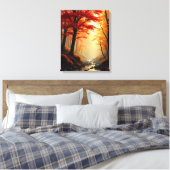 Toile Arbre rouge (Insitu(Chambre))