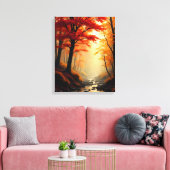 Toile Arbre rouge (Insitu(Salon))