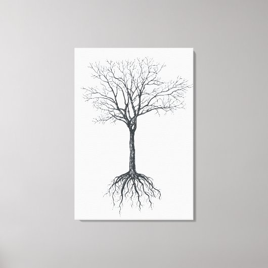 Toile Arbre sans feuille (Recto)