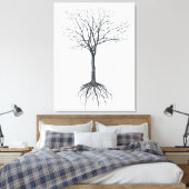 Toile Arbre sans feuilles (Insitu(Chambre))