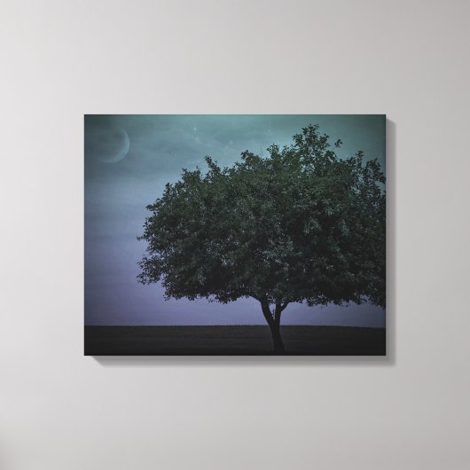 Toile Arbre unique dans un pays (Recto)