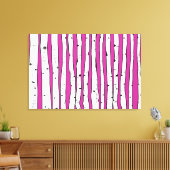 Toile Arbres à bouleau que vous choisissez Couleur Arriè (Insitu(Salon))