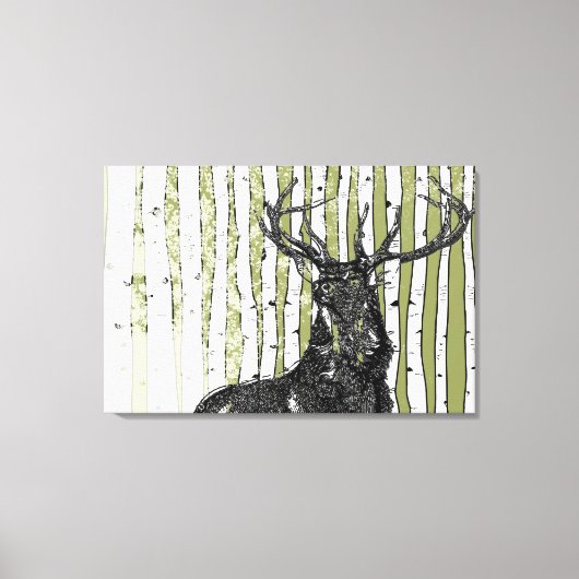 Toile Arbres à bouleau que vous choisissez Couleur Arriè (Recto)