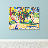 Toile Arbres à Collioure | André Derain | (Insitu (Plancher de Bois))