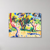 Toile Arbres à Collioure | André Derain | (Recto)