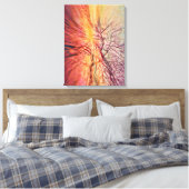 Toile Arbres Abstraits Funky Zoom Photographie Imprimer (Insitu(Chambre))