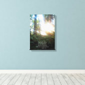 Toile Arbres Bible chrétienne Verse Écriture Créationart (Insitu (Plancher de Bois))