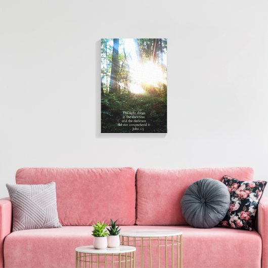 Toile Arbres Bible chrétienne Verse Écriture Créationart (Insitu(Salon))