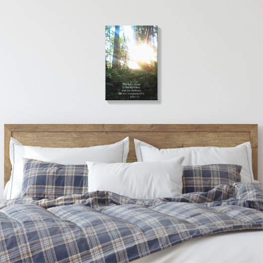 Toile Arbres Bible chrétienne Verse Écriture Créationart (Insitu(Chambre))