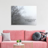 Toile Arbres d'hiver dans le brouillard - Citation de Kh (Insitu(Salon))