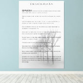 Toile ARBRES D'Hiver DESIDERATA (Insitu (Plancher de Bois))
