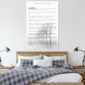 Toile ARBRES D'Hiver DESIDERATA (Insitu(Chambre))