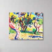 Toile Arbres en Collioure | Andre Derain | (Recto)
