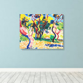 Toile Arbres en Collioure | Andre Derain | (Insitu (Plancher de Bois))