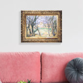 Toile Arbres et maisons, 1885-86 (Insitu(Salon))