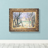 Toile Arbres et maisons, 1885-86 (Insitu (Plancher de Bois))