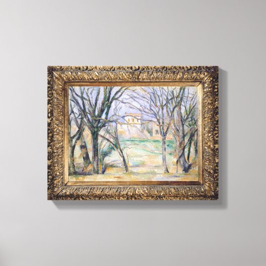 Toile Arbres et maisons, 1885-86 (Recto)