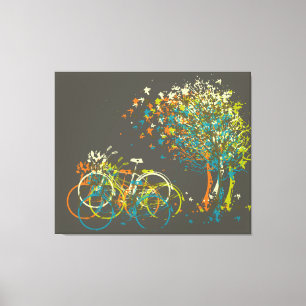 Toile Arbres Feuille d'été