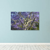 Toile Arbres Jacaranda en fleurs dans le nouveau parc ag (Insitu (Plancher de Bois))