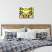 Toile Arbres jaunes Abstraits (Insitu(Chambre))